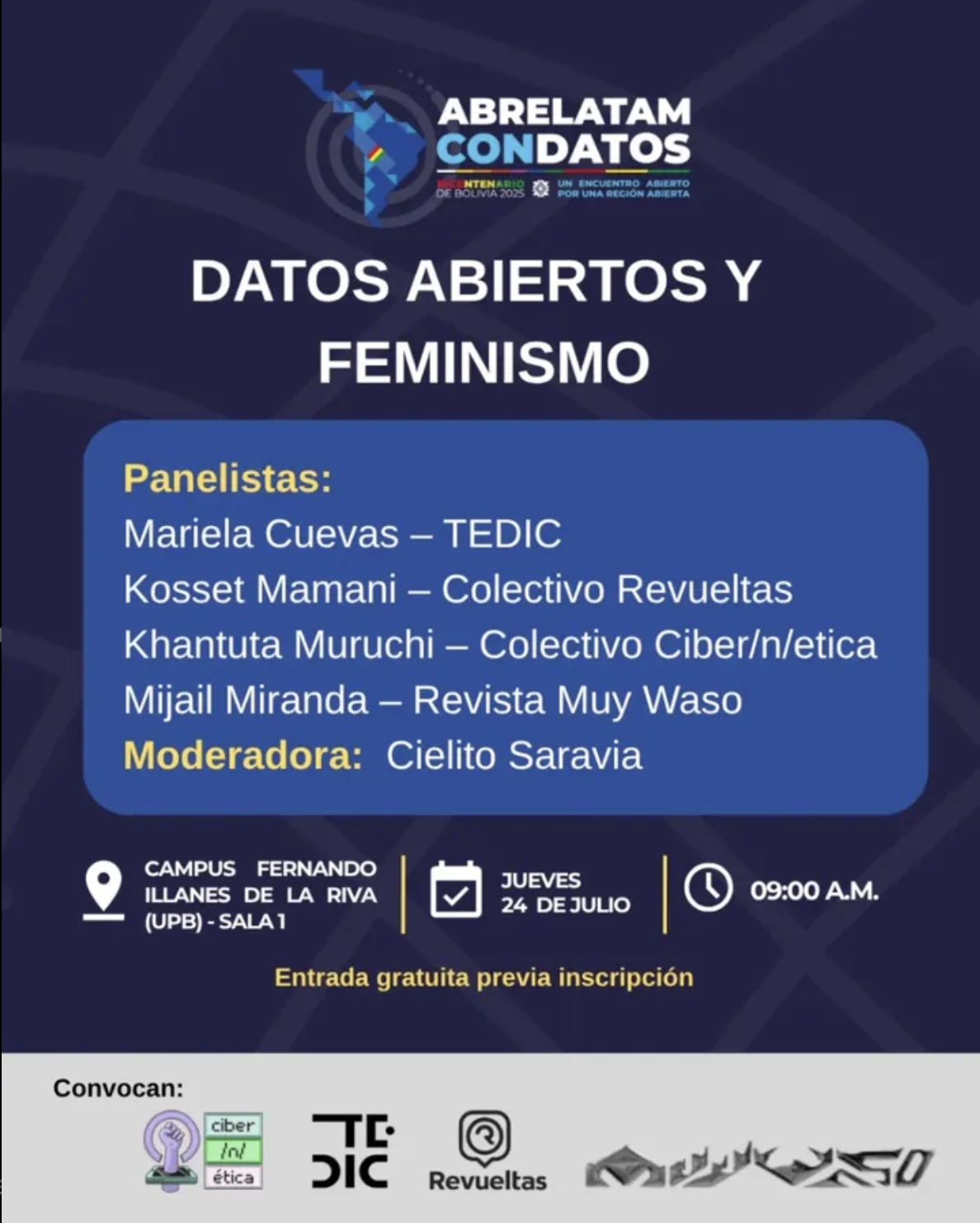 AbreLatam Femismo de Datos Bolivia